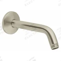 GROHE Wall Mount Shower Arm: Compatible Product Type Wall-Mounted Showerheads, Chrome (MPN 27412EN0). Key specifications — Finish: Brushed Nickel; Material: Chrome; Brand: GROHE; Product Type: Tubular Shower Arm; Connection Type: NPT.