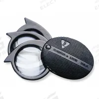 BAUSCH & LOMB Folding Pocket Magnifier: 5X to 20X, 0.5 in/2 in Focal Distance, 20D to 80D Diopter (MPN 81-23-67). Key specifications — attr1183285: 2 in; attr1183286: 20.30mm; attr1183287: 20D to 80D; attr1183296: BAUSCH & LOMB; attr1183291: Folding Pocket Magnifier.