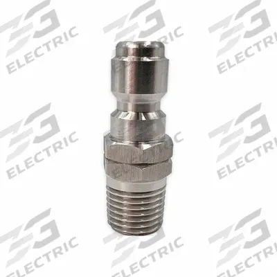 AR NORTH AMERICA Quick-Connect Plug: 1/4 in (M)NPT, 1/4" (M)QC Plug (MPN AL-PLUG1/4MBSS) - Pipe, Hose, Tube and Fittings