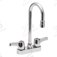 DELTA Gooseneck Bathroom Faucet: Delta Commercial, Cast Brass, Chrome Finish, 1.5 gpm Flow Rate, IPS (MPN 27C4843). Key specifications — Brand: DELTA; Series: Delta Commercial.