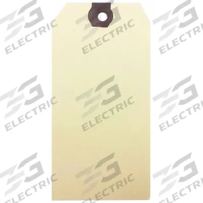 APPROVED VENDOR Shipping Tag: #2, 3 1/4 in Tag Ht, 1 5/8 in Tag Wd, 13 Points, Manila - Manila Shipping Tags