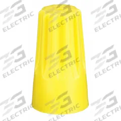 APPROVED VENDOR Twist-On Wire Connectors: Yellow, Wire Sizes 22 AWG – 8 AWG, 600 V, 100, PK (MPN 5UYJ5). Key specifications — Brand: APPROVED VENDOR; Maximum Wire Combination: (2) 12 AWG with (2) 14 AWG; Manufacturer Part Number: 5UYJ5; Minimum Wire Combination: (3) 20 AWG.
