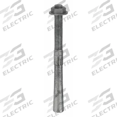 MKT FASTENING Wedge Anchor: 10 in Overall Lg, 3/4 in Dia, 3/4"-10 Thread Size, 4 in Thread Lg - Steel Wedge Anchors