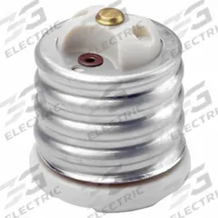 LEVITON Lampholder: Lamp Holder, Medium Screw (E26)/Mogul Screw (E39), 1 5/8 in Overall Lg, White (MPN 8681). Key specifications — attr234509: Medium Screw (E26); attr234515: 250V AC; attr327041: Lamp Holder; attr239872: LEVITON; attr234516: White; attr234535: Socket Adapters and Extensions Lamp Holder.