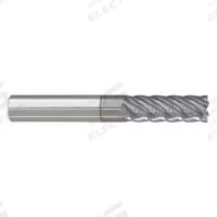 APPROVED VENDOR Corner Radius End Mill: Carbide, nACRo Coated, 6 Flute, 5/8" Mill Dia, 1-1/4" LOC (MPN 292-301223)
