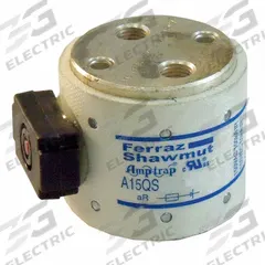 Semiconductor Fuse: A15QS Series, Fast-Acting, 3 kA, 150 V AC, 150 V DC DC Volt Rating, Indicating (MPN A15QS3000-128IL). Key specifications — Series: A15QS; Brand: MERSEN; Voltage Type: AC/DC.