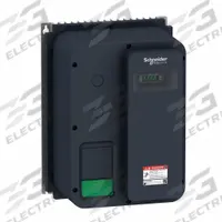 SCHNEIDER Variable Frequency Drive: In Phase Three, Out Phase Three, 2 hp, No Bypass, Programmable (MPN ATV320U15N4W). Key specifications — Style: Compact; Color: Black/Green; Output Phase: Three.
