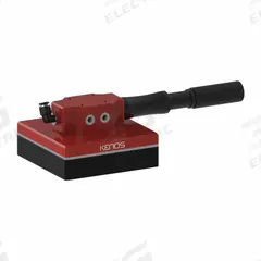 PIAB Foam Gripper: Kenos FlexiGrip, 120 mm Square Pad, 24 mm Pad Ht, EPDM, 6 mm Inlet, Foam Pad (MPN KFG.120.120.N241.FR08.S1.32-2.X). Key specifications — attr1015376: KFG.120.120.N241.FR08.S1.32-2.X; attr1015388: EPDM; attr1257360: (4) G1/4"; attr1252040: 120 mm Square; attr1257359: 6 mm; attr1252041: Plug & Play Cap for UR Robots.