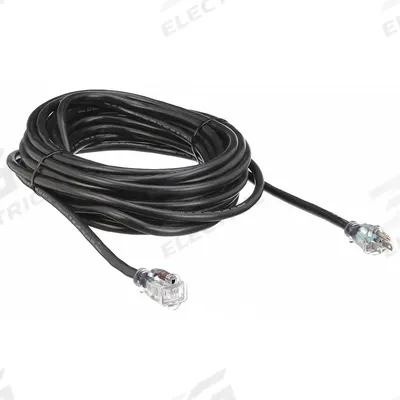 APPROVED VENDOR Extension Cord: Outdoor Use, 100 ft Lg, Outlet, 5-15P, 12/3, SJTW, Black - Outdoor Extension Cords with Single Outlet