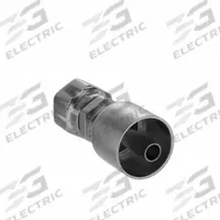 PARKER Hydraulic Crimp Fitting: Steel x Steel, Straight, -6 For Hose Dash Size, Female x Genderless (MPN 1JC43-8-6). Key specifications — Fitting Gender: Female x Genderless; Fitting Connection Type: ORS x Crimp; For Hose Dash Size: -6; Thread Size: 0.511"-27; Brand: PARKER.