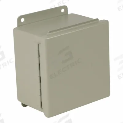 WIEGMANN Enclosure: Steel, 6 in x 4 in x 3 in, NEMA 12/13, Solid Cover - Steel Dust-Tight Enclosures