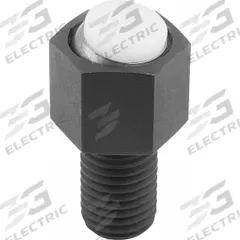 KIPP Threaded Gripper w/Flat Pad: Acetal Pad, M16, 50 mm Thread Lg, 16 mm Pad Dia, 14 kN Max Load (MPN K0289.716X050). Key specifications — Brand: KIPP.