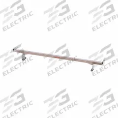 WEATHER GUARD Van Roof Rack: Aluminum, 8 in Overall Ht, 8 in Overall Lg, 70 in Overall Wd, White (MPN 233-3-03). Key specifications — Material: Aluminum; Finish: Powder-Coated; Brand: WEATHER GUARD; Color: White.