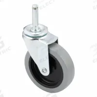 APPROVED VENDOR Stem Caster: Swivel, No Brake, 4 in Wheel Dia., 1 in Wheel Wd, Polyurethane, Plastic (MPN 20TM18). Key specifications — attr1111099: APPROVED VENDOR; attr1111095: Gray; attr1176855: Swivel.