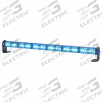 CODE 3 Warning and Directional Light Stick: Combo Warning and Directional Light, Blue, 50 W Watt (MPN MTS626S-B). Key specifications — Brand: CODE 3; Lens Color: Clear; Number of Flash Patterns: 41; Installation Type: Removable; Operating Voltage: 12 to 24V.