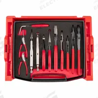 TEKTON Hand Tool Set: 12 Total Pcs, Pliers, SAE, Modular Tool Drawer with Foam Inserts (MPN PLR96001). Key specifications — attr538253: TEKTON; attr548973: Long-Nose Pliers.