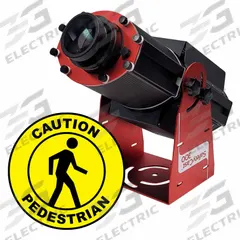LASERGLOW TECHNOLOGIES Fixed Image Projector: Projector, Lens and Image Template, Caution Pedestrian (MPN HSV3F053X). Key specifications — Brand: LASERGLOW TECHNOLOGIES; Includes: Power Supply; Watts: 300 W; Legend/Background Color: Caution Pedestrian; Manufacturer Part Number: HSV3F053X; Product Type: Projector, Lens and Image Template.
