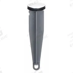 KISSLER Drain Stopper: 1 1/4 in Overall Dia, Plastic, Plastic, Silver, Pop Up (MPN 58-2162). Key specifications — Material: Plastic; Color: Silver; Brand: KISSLER; Application: Sink.