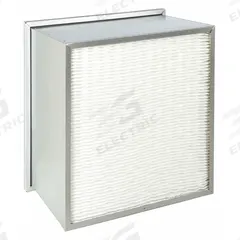 GRAINGER Minipleat Air Filter: 24 in x 24 in x 12 in, Fiberglass, Galvanized Steel, Single Header (MPN 20HN72). Key specifications — Brand: GRAINGER; Frame or Header Material: Galvanized Steel; Media Material: Fiberglass.