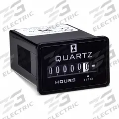 TRUMETER Hour Meter: Hour Meters, Front Panel Mounting, Analog, 1 1/8 in x 1 5/8 in, Analog, Tenth (MPN 722-0002). Key specifications — Mounting Style: Flush; Standards: CUL; Bezel Face Shape: Rectangular; Hour Unit Increment: Tenth; NEMA Enclosure Rating: 12; Brand: TRUMETER; Manufacturer Part Number: 722-0002; Meter Type_Broad: Analog.