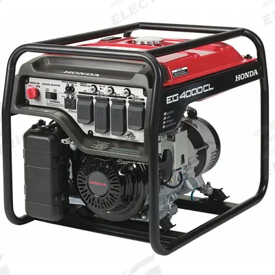HONDA Portable Generator: Conventional, Gasoline, 3,500 W Running, 4,000 W Starting - Conventional Generators