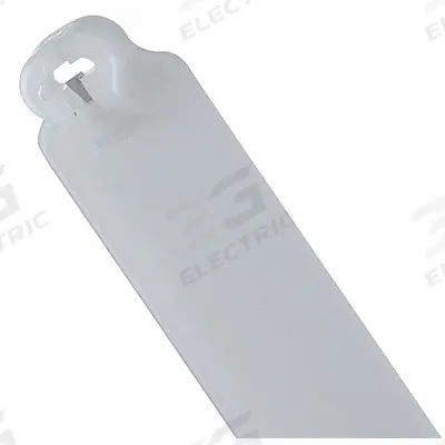 TY-RAP Cable Tie: 14 1/2 in Nominal Lg, 4 in Nominal Max. Bundle Dia., Parallel to Tie - Horizontal Flag Identification Cable Ties