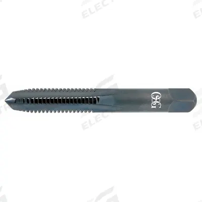 OSG Straight Flute Tap: 1/4"-20 UNC, 2B+, 4 Flute, Plug Chamfer - Oversized Hand Taps