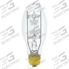 HID Bulb: Universal Burning, ED17, Medium Screw (E26), 100 W Watt, 3000K, Metal Halide, 100V (MPN MP100/U/MED). Key specifications — Color Temperature: 3000K; Brand: LEDVANCE/ SYLVANIA; Shatter-Resistant: No.