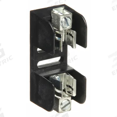MERSEN Fuse Block: Open Block Design, 1 Pole, 250 V AC, Box Lug - Fuse Blocks for UL Class H & K Fuses