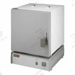 THERMO SCIENTIFIC Box Furnace: Gravity, 1.6 cu ft Capacity, 1,093°C Max Temp, 5,500 W Watt, 1 Doors (MPN F30420C). Key specifications — Voltage: 240V; Brand: THERMO SCIENTIFIC; Temperature Accuracy Tolerance: +/-1.2°C @ 1000°C; Temperature Uniformity: +/-3.5°C @ 1000°C.