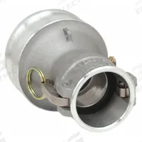 Cam and Groove Adapter: 100 psi Max. Working Pressure @ 70 F, 6 3/4 in Overall Lg, Nitrile (MPN 2040-DA-AL). Key specifications — Fitting Type: Female Coupler x Male Adapter; Gasket Material: Nitrile; Brand: DIXON VALVE & COUPLING.