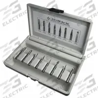 CLE-LINE Carbide Bur Set: 1/4" Shank, Single Cut, 1/4" Head Dia, 8 pc (MPN C17762). Key specifications — Trade Number: SM-2; Brand: CLE-LINE.