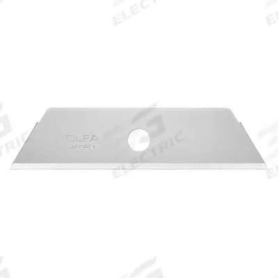 OLFA Utility Blade: 2 27/32 in Blade Lg, 3/4 in Blade Wd, 0.023 in Blade Thick - Straight-Edge Standard-Tip Replacement Utility Blades
