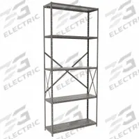 HALLOWELL Metal Shelving: Standalone, Medium-Duty, 36 in x 12 in, 84 in Overall Ht, 5 Shelves (MPN F4510-12HG). Key specifications — Frame Material: Steel; Shelving Material: Steel; Assembled: Unassembled; Color: Gray; Brand: HALLOWELL.
