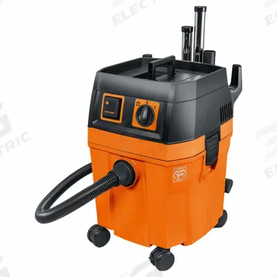 FEIN Shop Vacuum Cleaner: HEPA, Dry/Wet, 8 2/5 gal Tank, 151 cfm Air Flow - Corded Dust Extractors with HEPA Filtration