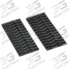 3M DUAL LOCK Hook-and-Loop Fastener: Strip, 1 in Overall Wd, 2 in Overall Lg, Self-Mating, Black (MPN 1-2-100-SJ3540). Key specifications — Brand: 3M DUAL LOCK; Material: Polyolefin.