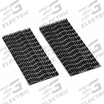 3M DUAL LOCK Hook-and-Loop Fastener: Strip, 1 in Overall Wd, 2 in Overall Lg - Pre-Cut Strips