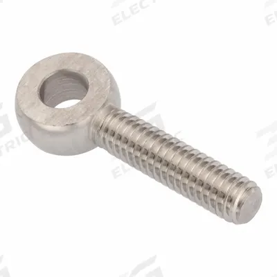 AMPG Fixed Rod End: Stainless Steel, Plain, 1 1/2 in Hole Center-to-End Lg - Stainless Steel Male Threaded Fixed Rod Ends