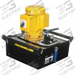 ENERPAC Hydraulic Pump: 10,000 psi Max. Op Pressure, 40 cu in/min Displacement @ 10,000 psi, 115V AC (MPN ZE3204MB). Key specifications — attr941810: ZE3204MB; attr941817: 3-Way.