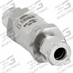PARKER Instrumentation Check Valve: For Fluids/Gas Media, Poppet, Inline Valve Body, Compression (MPN 6A-C6L-10-SS). Key specifications — Brand: PARKER.