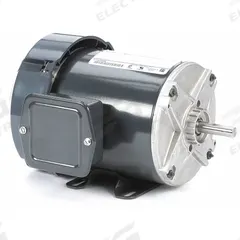 LEESON General Purpose Motor: Rigid Base Mount, Totally Enclosed Fan Cooled, 1/3 hp, 208-230/460V AC (MPN 5K33FN30). Key specifications — Brand: LEESON; Nameplate Voltage @ 60 Hz: 208-230/460V AC; Full Load Current @ 60 Hz: 1.5-1.8/0.90 A; Nameplate RPM @ 60 Hz: 3,450 RPM; Motor Enclosure: TEFC.