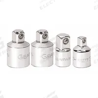 GEARWRENCH Socket Adapter Set: 1/2 in_1/4 in_3/8 in Output Drive Size, Square, Chrome (MPN 81217). Key specifications — attr1204997: Square; attr1205006: GEARWRENCH; attr1204986: Chrome; attr1205002: Locking Not Included.