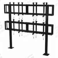 PEERLESS TV Wall Mount: Wall, For 46 in to 60 in Screens, Max. 345 lb, Fixed, 360° Swivel, 15° Up (MPN DS-S560-B2X2). Key specifications — Manufacturer Part Number: DS-S560-B2X2; Finish: Powder Coated; Includes: Stand; Includes Mounting Hardware: Yes; Material: Steel; Mounting Location: Wall; Brand: PEERLESS; Color: Black.