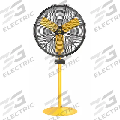 BIG ASS FANS Freestanding Fan: 30 in Blade Dia, Variable Speeds, 1/3 hp Motor HP - Standard Industrial Pedestal Fans