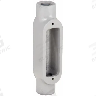 HUBBELL KILLARK Conduit Outlet Body: Iron, 3/4 in Trade Size, C Body, 8 cu in Body Capacity - C - Straight Type