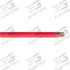 SOUTHWIRE Fire Alarm Cable: 1,000 ft Cable Lg, Plenum, Plenum, PVC, PVC, Red, PVC, 4 Conductors (MPN G60347-1A). Key specifications — Brand: SOUTHWIRE; Conductor Gauge: 14 AWG; Jacket Material: PVC; Solid/Stranded: Solid.