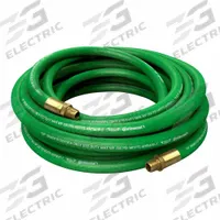 Oxygen Hose Assembly: 1/2 in Hose Inside Dia., Green, Male x Male, 75 ft Hose Lg, MNPT x MNPT (MPN OXR05020-75MM). Key specifications — Hose Color: Green; Fitting Type: Male x Male; Brand: CONTINENTAL.