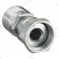 AEROQUIP Hydraulic Crimp Fitting: Steel x Steel, Straight, -6 For Hose Dash Size, ORS x Crimp (MPN 1AA6FR6). Key specifications — Fitting Gender: Female x Genderless; Fitting Connection Type: ORS x Crimp; For Hose Dash Size: -6; Thread Size: 11/16"-16; Brand: AEROQUIP.