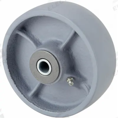 APPROVED VENDOR Caster Wheel: 4 in Wheel Dia., 1 3/4 in Wheel Wd, Iron, 700 lb Load Rating - Iron Tread Wheels
