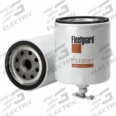FLEETGUARD Fuel Filter: Spin-On, 4 5/16 in Overall Lg, 3 1/16 in Outside Dia - Spin-On Fuel/Water Separators